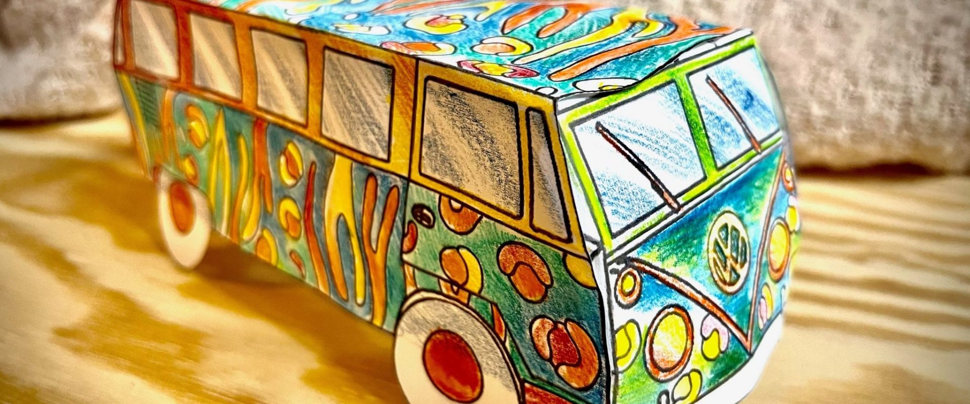Create a dinky paper campervan with Alex Jakob- Whitworth (Children’s Class)