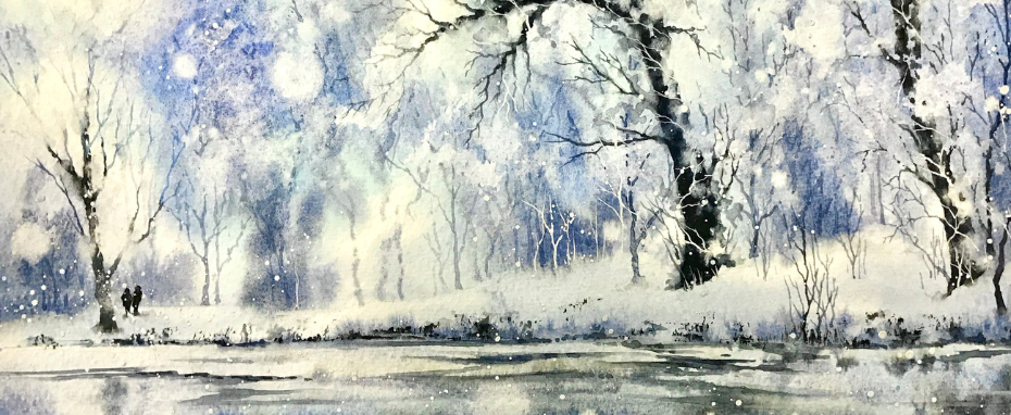 Painting Winter Trees with Ruth Clayton